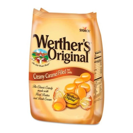 Werthers Original Hard Candies, Caramel w/Caramel Filling, 30 oz. Bag SUL03699